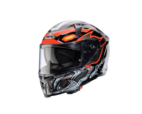 Caberg Avalon X Шолом Інтегральний Чорний/Сірий/Помаранчевий Fluo Розмір XL