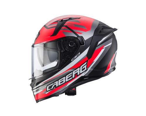 Caberg Avalon X Kira шолом інтегральний матовий чорний/сірий/червоний флуо розмір L