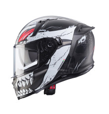Caberg Avalon X Інтегральний Шолом Сірий Мат/Білий/Червоний Розмір M