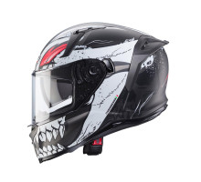 Caberg Avalon X Інтегральний Шолом Сірий Мат/Білий/Червоний Розмір M