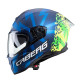 Caberg Drift Evo Storm, інтегральний шолом, матовий синій/жовтий флуо/зелений флуо, розмір M