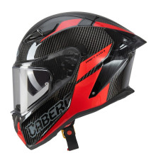 Caberg Drift Evo II Carbon Nova Red Шолом Інтегральний з Блендою Pinlock Розмір S Чорний/Сірий/Червоний