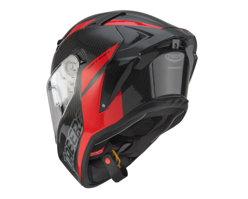 Caberg Drift Evo II Carbon Nova Red Шолом Інтегральний з Блендою Pinlock XL Чорний/Сірий/Червоний