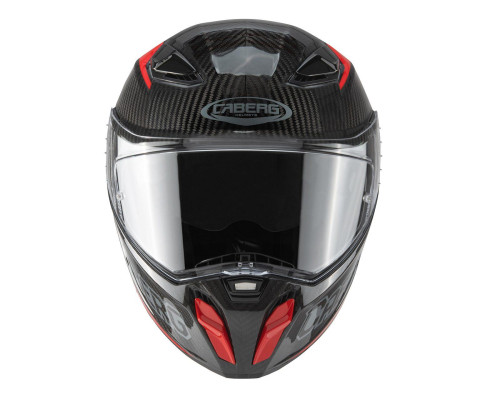 Caberg Drift Evo II Carbon Nova Red Інтегральний Шолом з Блендою Pinlock Розмір XXL Чорний/Сірий/Червоний