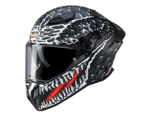 Caberg Drift Evo II Шолом інтегральний з блендою матовий чорний/білий/червоний розмір S (Pinlock у комплекті)
