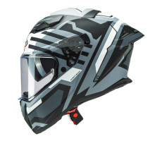 Caberg Drift Evo II Horizon Шолом інтегральний з блендою матовий сірий/чорний/білий розмір S (Pinlock в комплекті)