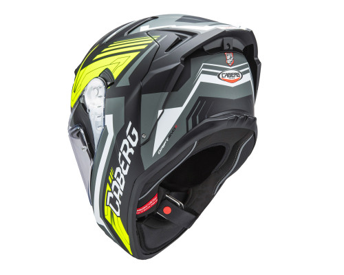 Caberg Drift Evo II Jarama шолом інтегральний з блендою XXL чорний/сірий/жовтий флуо мат (Pinlock в комплекті)