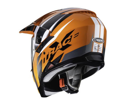 Caberg Xtrace Savana Інтегральний Шолом з Дашком XL Помаранчевий/Чорний/Сірий