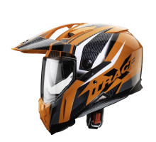 Caberg Xtrace Savana Інтегральний Шолом з Дашком XL Помаранчевий/Чорний/Сірий