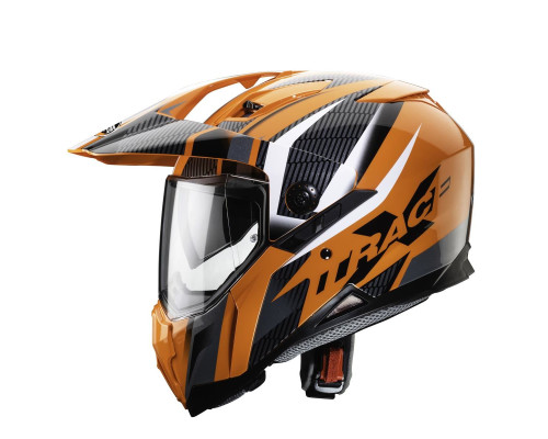 Caberg Xtrace Savana Інтегральний Шолом з Дашком XS Помаранчевий/Чорний/Сірий