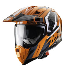 Caberg Xtrace Savana Інтегральний Шолом з Дашком XS Помаранчевий/Чорний/Сірий