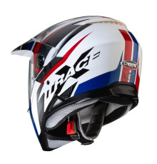 Caberg Xtrace Savana Інтегральний Шолом з Дашком XS Білий/Червоний/Синій