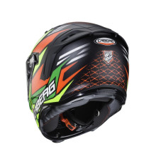 Caberg Avalon шолом інтегральний Giga матовий чорний/жовтий флуо/червоний флуо розмір S
