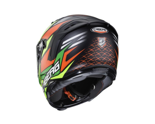 Caberg Avalon шолом інтегральний Giga матовий чорний/жовтий флуо/червоний флуо розмір S