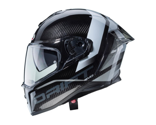Caberg Drift Evo Carbon Sonic Шолом інтегральний з блендою Pinlock XS сірий/білий