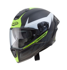 Caberg Drift Evo Carbon інтегральний шолом з блендою Pinlock розмір S сірий/жовтий флуо мат