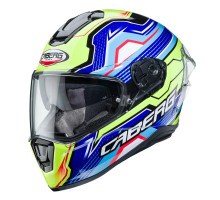 Caberg Drift Evo LB29 шолом інтегральний з блендою Pinlock розмір XL чорний/синій/жовтий флуо