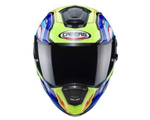 Caberg Drift Evo LB29 шолом інтегральний з блендою Pinlock XXL чорний/синій/жовтий флуо