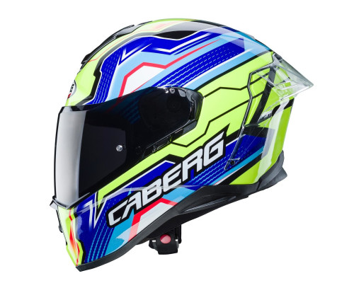 Caberg Drift Evo LB29 шолом інтегральний з блендою Pinlock XXL чорний/синій/жовтий флуо