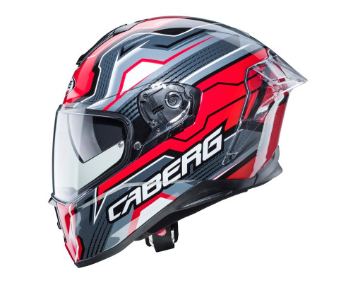 Caberg Drift Evo Інтегральний Шолом з Блендою Pinlock Розмір XXL Чорний/Сірий/Червоний