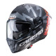 Caberg Drift Evo Storm Інтегральний Шолом з Блендою Розмір S Чорний Мат Червоний Флуо Помаранчевий Флуо