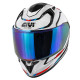 Givi 50.8 Mach 1 інтегральний шолом з блендою XL білий з додатками