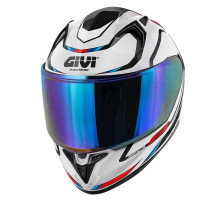 Givi 50.8 Mach 1 інтегральний шолом з блендою XL білий з додатками