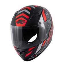 Kappa KJ04 Evo Prox Junior Інтегральний Шолом Fullface ECE 22R06 Розмір 54/XL Чорний Червоний Fluo матовий