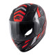 Kappa KJ04 Evo Prox Junior Інтегральний Шолом Fullface ECE 22R06 Розмір 54/XL Чорний Червоний Fluo матовий