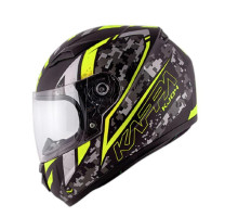 Kappa KJ04 Evo Prox Junior Інтегральний Шолом ECE 22R06 Розмір 52/L Чорний Жовтий Fluo матовий