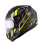 Kappa KJ04 Evo Prox Junior Інтегральний Шолом ECE 22R06 Розмір 52/L Чорний Жовтий Fluo матовий