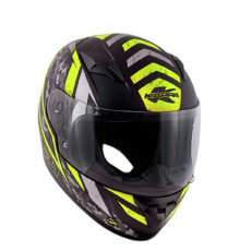 Kappa KJ04 Evo Prox Junior Інтегральний Шолом ECE 22R06 Розмір 54/XL Чорний Жовтий Fluo матовий