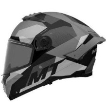 Mt новинка цілісний шолом thunder 4 sv fade b2 глянцевий сірий з козирком чорний/сірий розмір xl