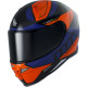 Mt sale інтегральний helmet revenge 2 scalpel a4 gloss fluor fluor orange колір чорний/синій/флор помаранчевий розмір xs (прозорий козирок)