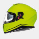 Mt цілісного шолома thunder 3 sv суцільний hi-vizion жовтий з козирком fluo жовтий розмір 3xl