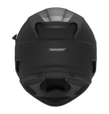 Цілісний шолом nox (повний) з козирком n304s суцільний колір матовий чорний розмір xs