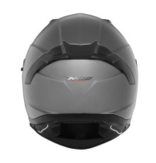 Цілісний шолом nox (повний) з козирком n401 титановий матовий розмір xxl