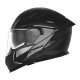 Цілісний шолом nox (повний) з козирком n401 xeno black/titanium матовий розмір xxl