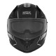 Цілісний шолом nox (повний) з козирком n401 xeno black/titanium матовий розмір xxl