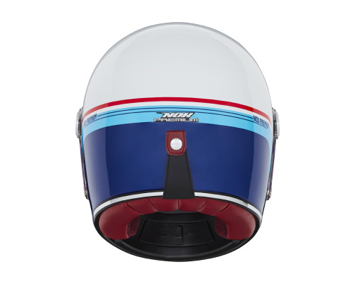 Nox premium інтегральний helmet (full face) revenge strobe колір білий/синій/червоний глянець розмір m