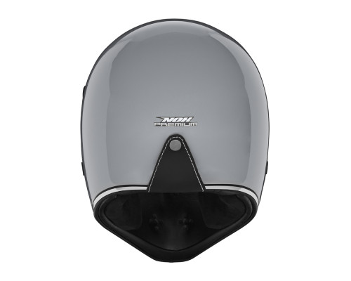 Цілісний шолом nox premium (повний) sevenЗАДНІii колір сірий глянцевий розмір xl