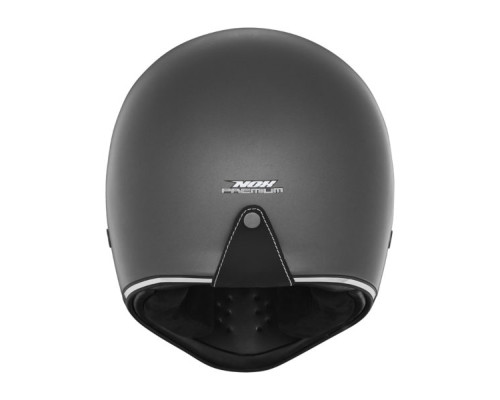 Цілісний шолом nox premium (повний) sevenЗАДНІii суцільний колір титановий матовий розмір m