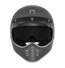 Цілісний шолом nox premium (full face) sevenЗАДНІii solid color titanium матовий розмір xl