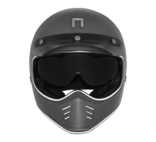 Цілісний шолом nox premium (full face) sevenЗАДНІii solid color titanium матовий розмір xl