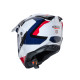 Шолом caberg offroad / trail / adventure duosport (dual) tanami scram з козирком і забралом колір білий/червоний/синій (HONDA - hrc) розмір l (в комплекті пі UFOк)
