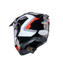 Шолом caberg offroad / trail / adventure duosport (подвійний) tanami scram зі склом та козирком чорний/червоний/білий розмір l (в комплекті пі UFOк)