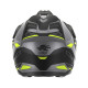 Kappa 2024/12 kv33 graphic wizard enduro подвійний шолом для бездоріжжя з козирком і забралом чорний сірий жовтий fluoресцентний матовий розмір 60/л (ece approval 22r06)