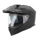 Kappa 2024/12 kv33 solid enduro подвійний шолом для бездоріжжя з лобовим склом і козирком колір матовий чорний розмір 56 / s (ece approval 22r06)