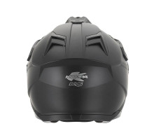 Kappa 2024/12 kv33 solid enduro подвійний шолом для бездоріжжя з лобовим склом і козирком колір матовий чорний розмір 56 / s (ece approval 22r06)
