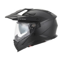 Kappa 2024/12 kv33 solid enduro подвійний шолом для бездоріжжя з лобовим склом і козирком колір матовий чорний розмір 60/л (ece approval 22r06)